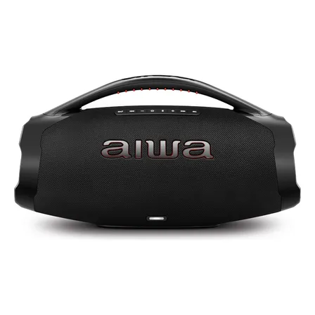 Caixa De Som Boombox Plus Aiwa Bbs-01-b 200w Bt 30h Ip66 Usb Preto