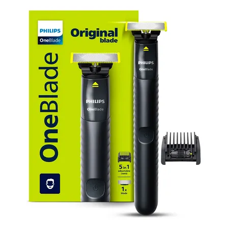 Aparador E Raspador Philips Oneblade Qp1425/10 Preto 5v