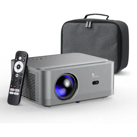 Projetor Bettdow Ac1082 Smart Full Hd 18000 Lm Wi-fi Netflix Prateado 127/220v