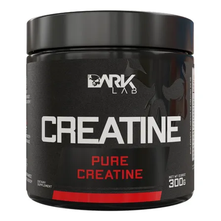Creatina Monohidratada Em Pote 300g 100% Pura Dark Lab Sem Sabor