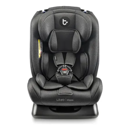 Cadeirinha Infantil Para Carro Litet Mass 0-36kg Preta - Bb456 Liso Preto