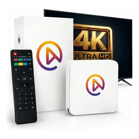 Lançamento  Tv Box Uni V10 4k Versão Branco Padrão Copa 2026 Branco
