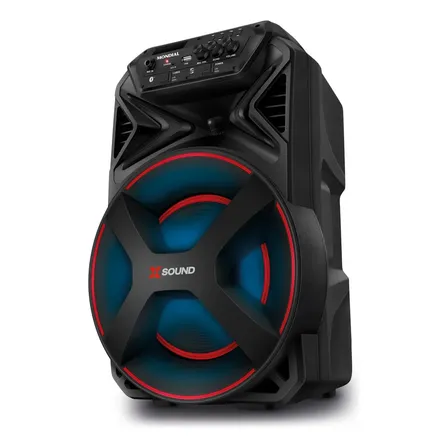 Caixa Amplificada Mondial 300w Bivolt Cm-300-n Preto 127/220v