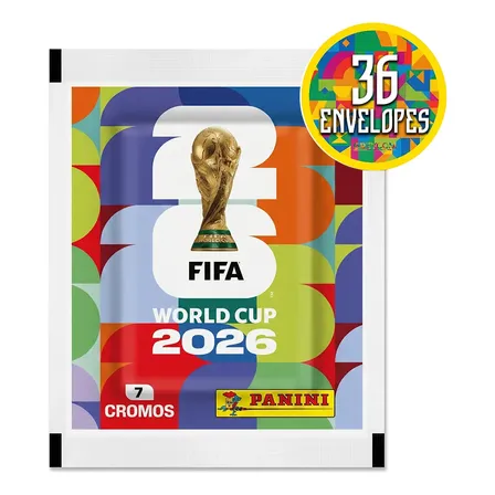 Kit 252 Figurinhas Do Álbum Copa Do Mundo 2026- 36 Envelopes