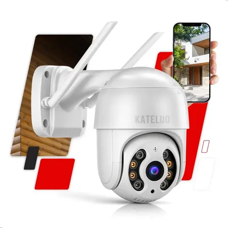 Câmera De Segurança Wifi Icsee Externa Mini Dome Full Hd Infravermelho Prova D'água Kateluo