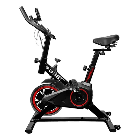 Brus fit Bicicleta Ergométrica Spinning Liftness X11 Cor Preto/vermelho Brusfit