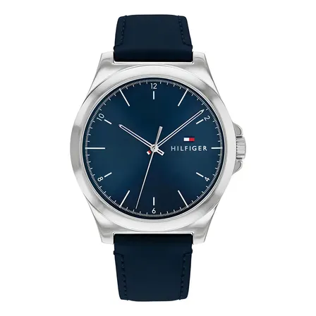 Relógio Tommy Hilfiger Norris Masculino Couro Azul - 1710666