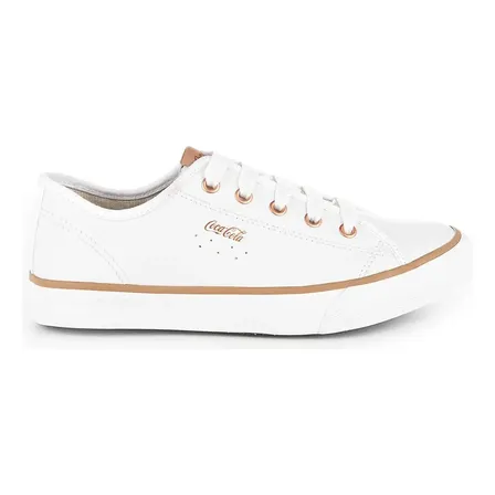 Tênis Coca Cola Feminino Stream Leather Casual Leve Original