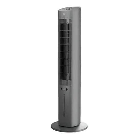 Climatizador De Ar Wap Air Fresh 4 Em 1 De Torre 127V Cor Cinza 90W 3L Bolsas De Gel Filtro Colmeia Baixo Ruído Oscilação
